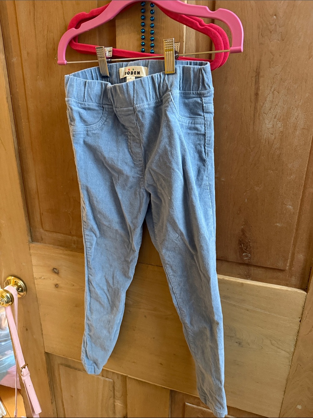 Mini Boden Kids Light Blue Pull-On corduroy